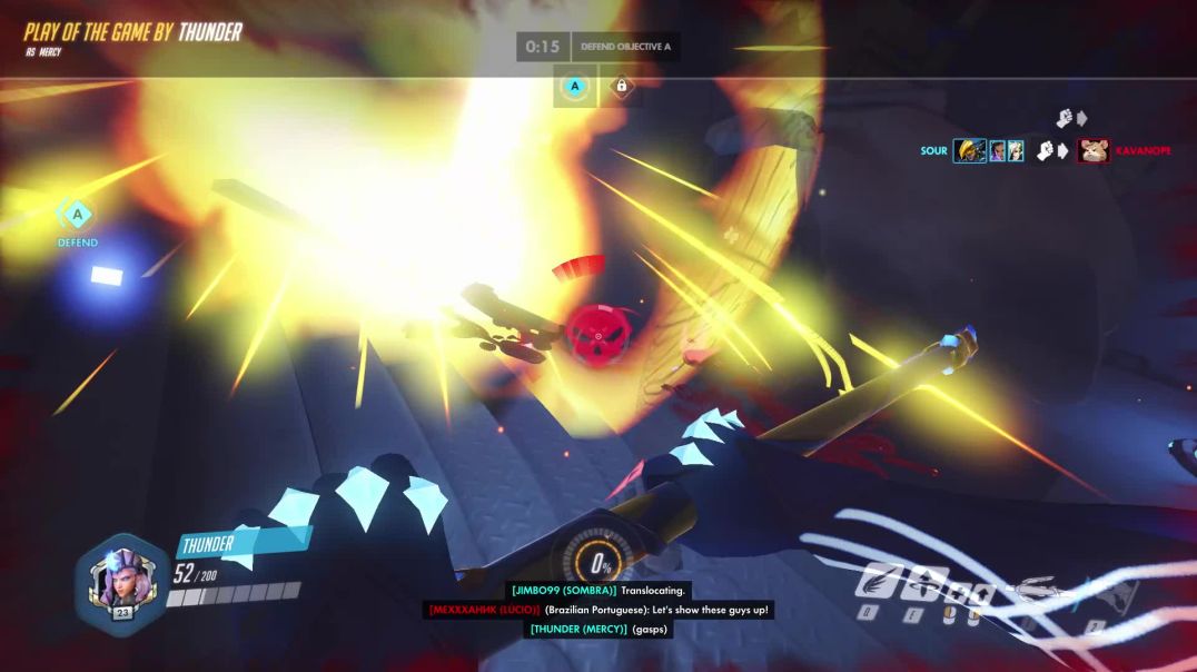 ⁣Mercy beats up ulting soldier
