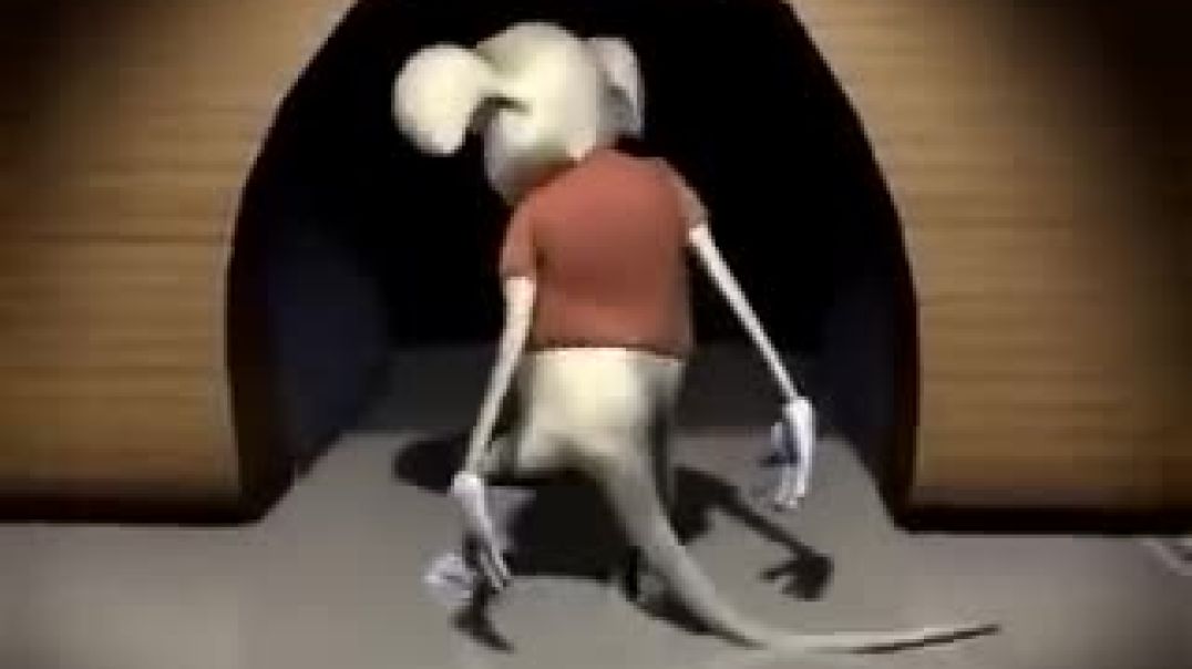 ⁣Funny mouse dance